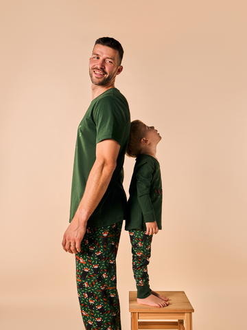 Foto Lustiger Pyjama für Männer Roter Panda 