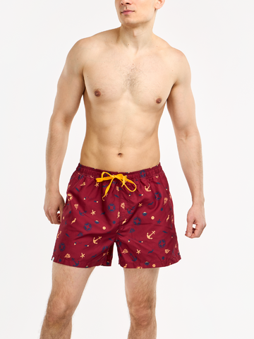 a tökéletes és egyedi ruházathoz Vidám férfi fürdőnadrág Kapitány