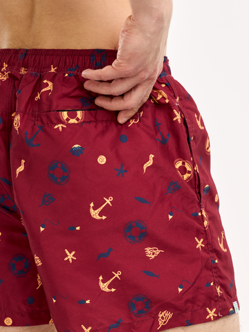 Szerezzen magának örömet ezzel a Dedoles darabbal Vidám férfi fürdőnadrág Kapitány