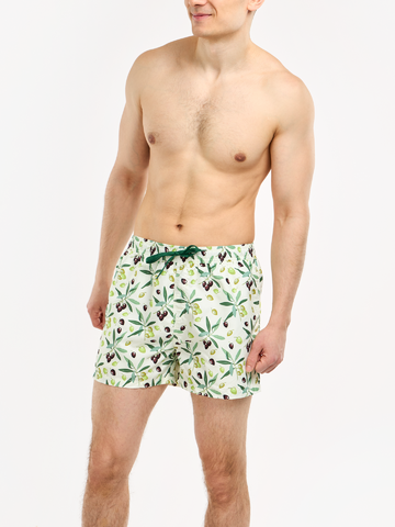 Eredeti ajándék a Dedolestől Vidám férfi fürdőnadrág Olajbogyók