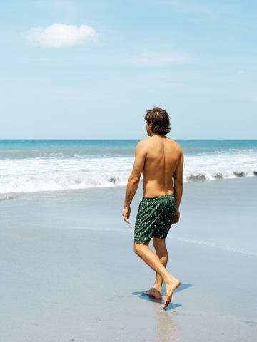 Eredeti ajándék a Dedolestől Vidám férfi fürdőnadrág Sör és buborékok