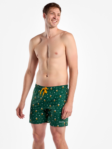 Eredeti és szokatlan ajándékot keres? a megajándékozottat garantáltan meglepi Vidám férfi fürdőnadrág Sör és buborékok