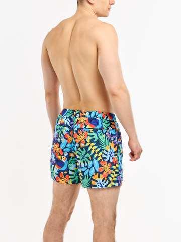 Kedvezmény Vidám férfi fürdőnadrág Tukán a dzsungelben