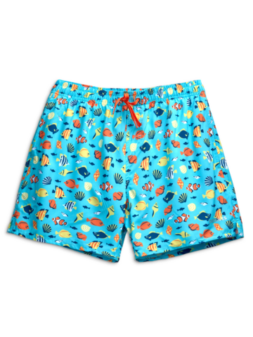 Kiárusítás Vidám férfi fürdőnadrág Tengeri világ