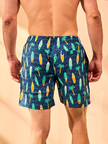 Rabatt Lustige Badeshorts für Männer Surfer