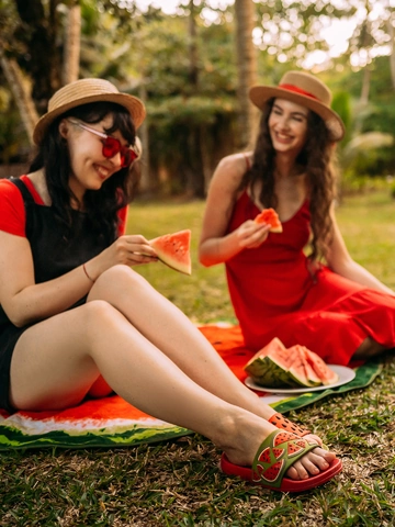 Výnimočný darček od Dedoles Sandales rigolotes Pastèque