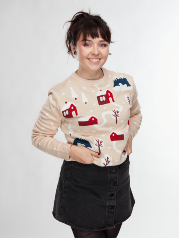 Obrázok produktu Vrolijke wintertrui Sneeuwland
