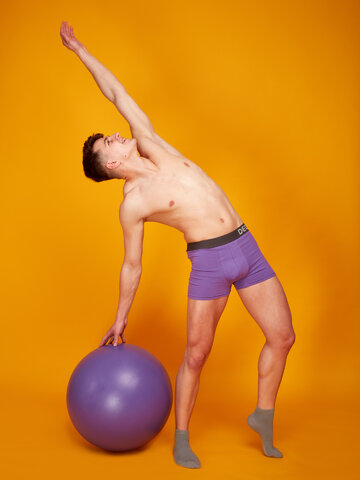 Tip na darček Boxer violet fluo pour hommes