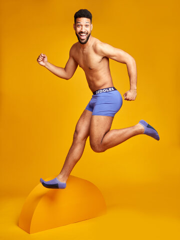 Pre dokonalý a originálny outfit Boxer aderenti da uomo blu iris