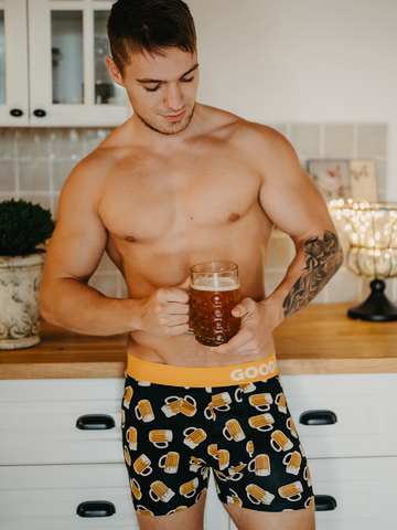 Obrázok produktu Paket 3 živahnih moških boksaric Pivo in nogomet