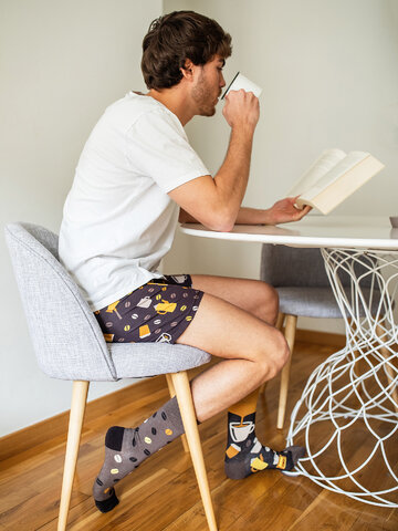 ОТСТЪПКА Весели мъжки боксерки Кафени зърна