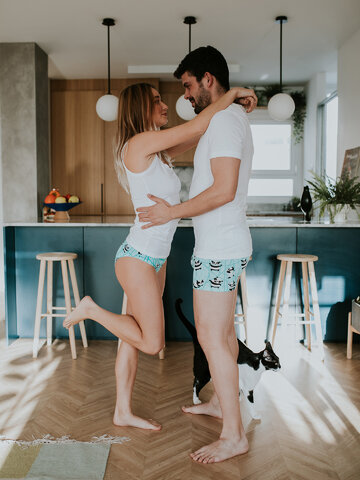 Výpredaj Boxer aderenti da uomo Buonumore Panda