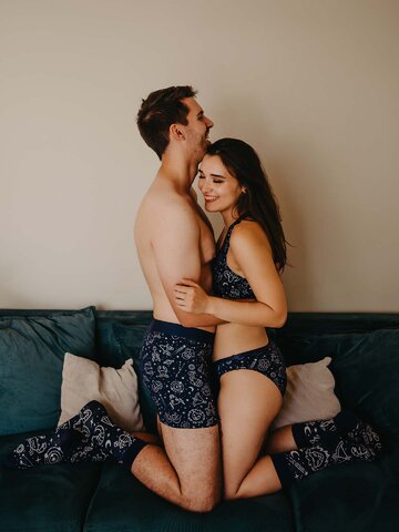 Foto Vidám férfi bokszeralsó Állatöv