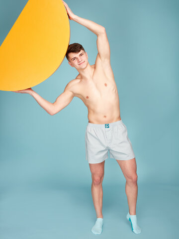 Hľadáte originálny a nezvyčajný darček? Obdarovaného zaručene prekvapí Lichtgrijs herenboxershorts