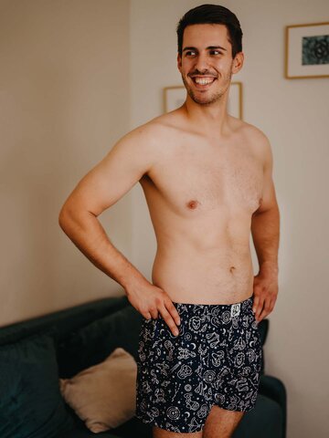 Tip na darček Živahne moške široke boksarice Horoskop