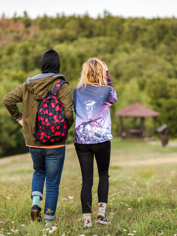 Lifestyle foto Mikina bez kapuce Let´s get lost