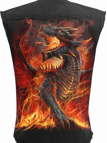 Zľava Pánska košeľa bez rukávov Spiral Direct Draconis