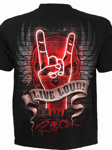 Sleva Tričko s krátkým rukávem Spiral Direct Live loud
