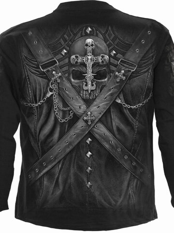 pro dokonalý a originální outfit Tričko s dlouhým rukávem Spiral Direct Strapped