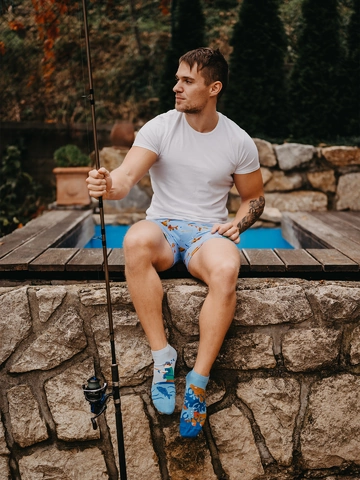 Tip na darček Veselé členkové ponožky Rybolov