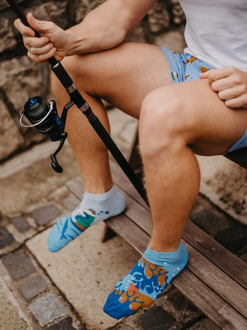 Obrázok produktu Veselé členkové ponožky Rybolov