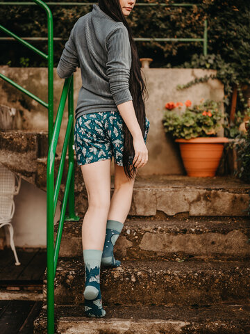 Pre dokonalý a originálny outfit Women's Boxer Shorts Bats in the Night