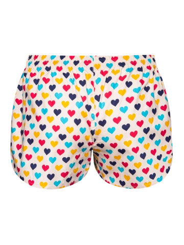 Lifestyle foto Živahne ženske široke boksarice Barvita srca