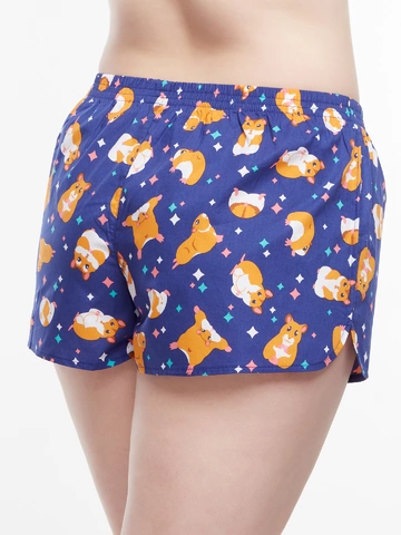 Lifestyle foto Vrolijke damesboxershorts Hamster
