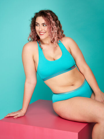 Výnimočný darček od Dedoles Slip hipster de mulher Turquesa