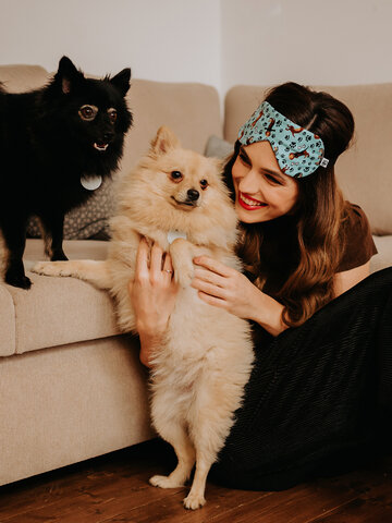 Gift idea Sleep Mask Dachshund