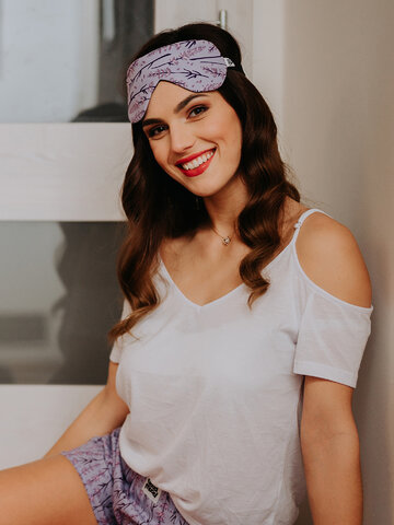 Eredeti ajándék a Dedolestől Vidám alvómaszk Levendula