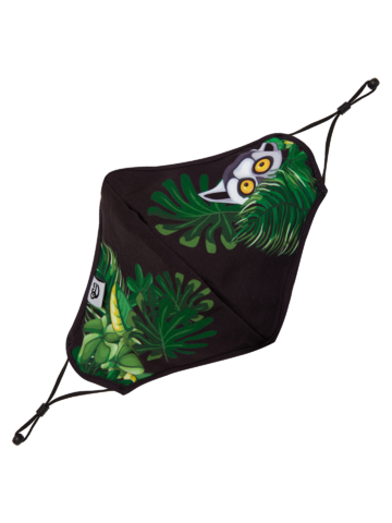 Hľadáte originálny a nezvyčajný darček? Obdarovaného zaručene prekvapí Veselé antibakteriálne rúško Lemur - väčšie