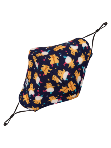 Potešte sa týmto kúskom Dedoles Veselé antibakteriálne rúško Párty škrečky - väčšie