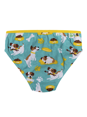 Ajándék tipp Vidám lány alsó Boldog kutya