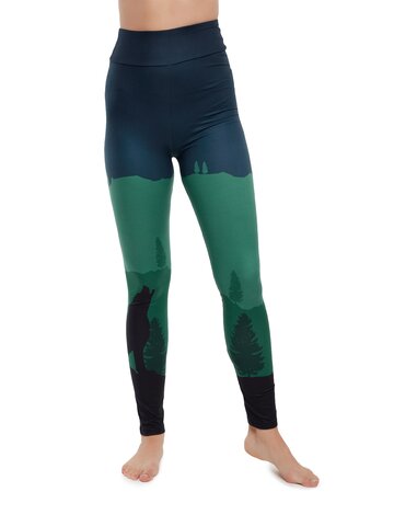 Výnimočný darček od Dedoles Veselé legíny s vysokým pásom Vlk