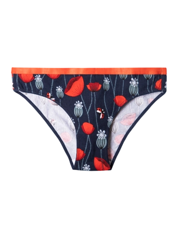 Tip na dárek Veselé dámské kalhotky Berušky a vlčí máky