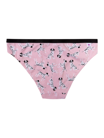 Hľadáte originálny a nezvyčajný darček? Obdarovaného zaručene prekvapí Slip alegre de mulher Dálmatas Rosa