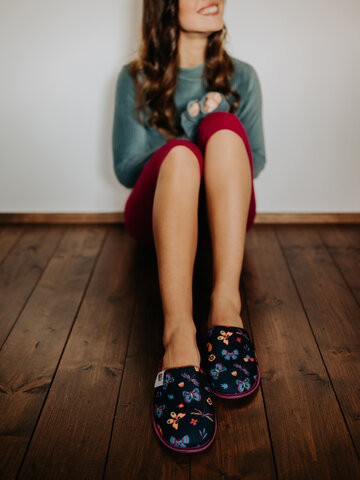 Tip na darček Pantofole Buonumore Farfalle