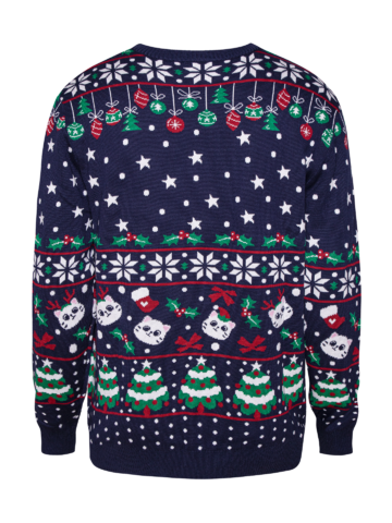 Sweat De Noël Femme Motif Chat Drôle - Pull 'moche De Noël' Chaud, Coupe Oversize, Parfait Pour Les Fêtes Et L'hiver