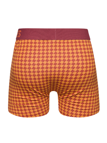 Hľadáte originálny a nezvyčajný darček? Obdarovaného zaručene prekvapí Мъжки фигурални боксерки във виненочервено и жълто