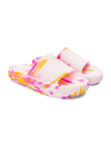 Výnimočný darček od Dedoles Дамски чехли на платформа Розов мрамор