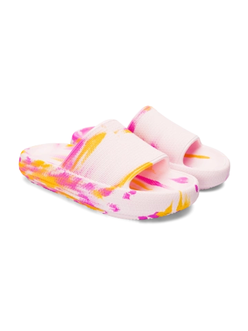 Výjimečný dárek od Dedoles Dámské pantofle na platformě Růžový mramor