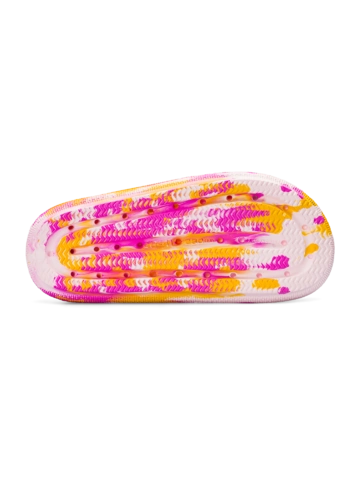 Foto Dámské pantofle na platformě Růžový mramor