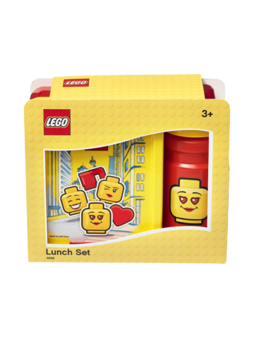 Výpredaj Комплект за хранене LEGO ICONIC Girl в жълто и червено