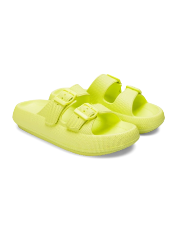 Ausverkauf Helles Limettengrün Plateausandalen für Frauen