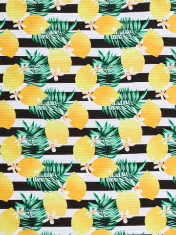 Kedvezmény Vidám konyharuha Citromok és csíkok