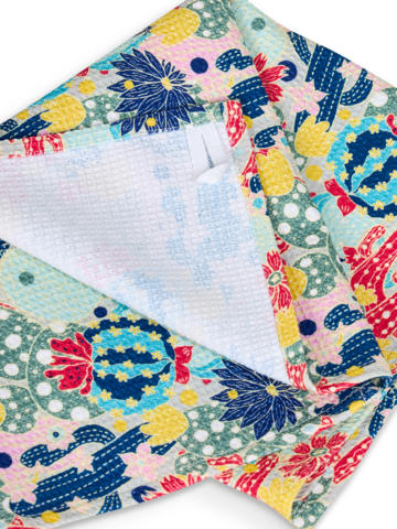 Lifestyle photo Kitchen Towel Cactus Flowers