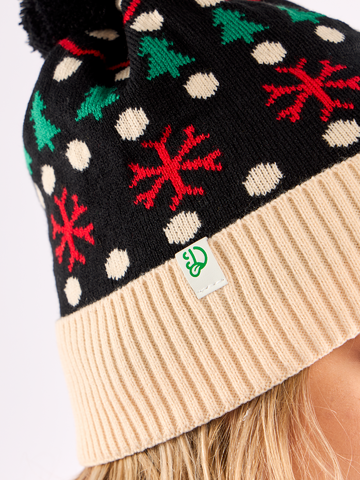 Zľava Berretto con pon-pon Buonumore Decorazione foresta