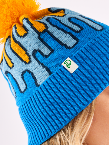 Obrázok produktu Весела плетена шапка Цветна магия