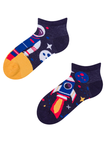 Pre dokonalý a originálny outfit Весели детски къси чорапи Космонавт